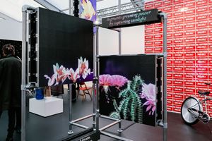 Hito Steyerl and Ceal Floyer, <a href='/art-galleries/esther-schipper/' target='_blank'>Esther Schipper</a>, Frieze London (3–6 October 2019). Courtesy Ocula. Photo: Charles Roussel.